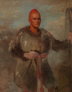 Theodore Burr Catlin, intialainen puku, 1840-1841. tekijältä George Catlin
