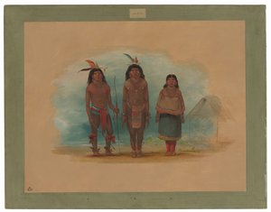 Kolme Taruma-intiaania tekijältä George Catlin