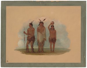 Kolme Walla Walla -intiaania tekijältä George Catlin