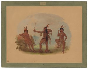 Kolme Woyaway-intiaania tekijältä George Catlin