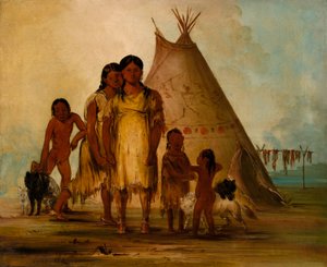 Kaksi komanssityttöä tekijältä George Catlin