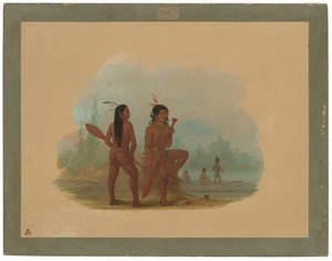 Kaksi nuorta Hyda-miestä tekijältä George Catlin