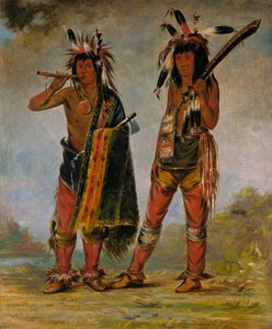 Kaksi nuorta miestä tekijältä George Catlin