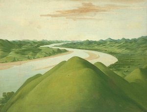 View in the Cross Timbers, Texas, 1832 tai 1834-1835.