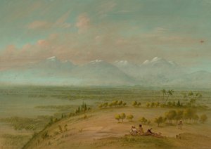 Näkymä Pampa del Sacramentolle, 18541869. tekijältä George Catlin