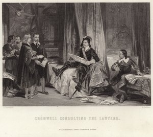 Cromwell konsultoi lakimiehiä tekijältä George Cattermole