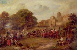 Kuningas Jaakko I:n vierailu Hoghton Towerissa vuonna 1617