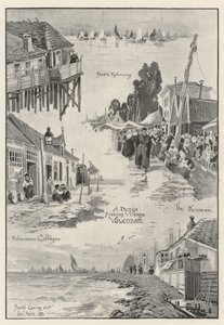 Hollantilainen kalastajakylä Volendam