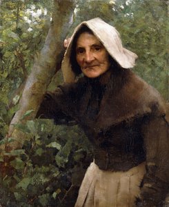 Toiler Still; Vanha nainen, North Lincolnshire tekijältä George Clausen