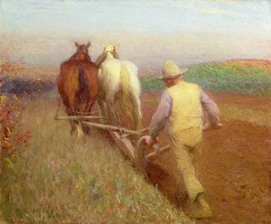 Huonekalut ja erilaiset esineet 1100- ja 1300-luvuilta tekijältä George Clausen
