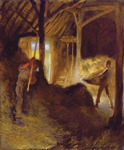 Navetassa tekijältä George Clausen