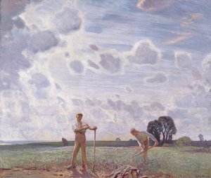 Kesäkuun pelloilla tekijältä George Clausen