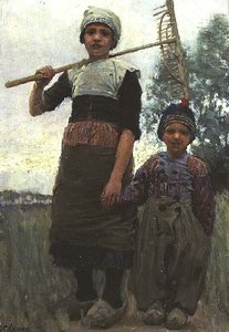 Little Haymakers, Pohjois-Hollanti tekijältä George Clausen