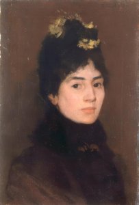 Rouva Mark Fisherin muotokuva tekijältä George Clausen
