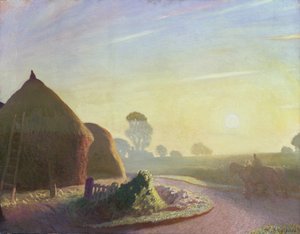 Auringonnousu syyskuussa tekijältä George Clausen