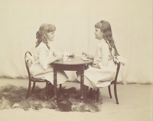 Frances ja Ethel de Forest, Robert de Forestin tyttäret, n. 1890. tekijältä George Collins Cox