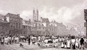 Smithfield Market, Lontoo, 1830