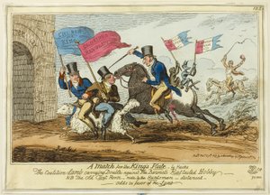 Ottelu Kings Plate-By Hacksille tekijältä George Cruikshank