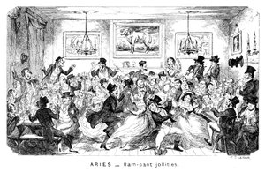 Oinas - Ram-housut jollities, 19th century. tekijältä George Cruikshank