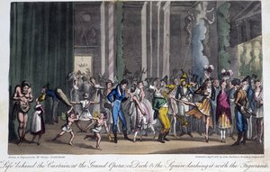 Oopperan kulissien takana - David Careyn "Elämä Pariisissa", Lontoo tekijältä George Cruikshank