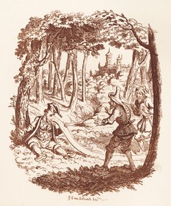 Veljekset Grimm Lasten ja tekijältä George Cruikshank