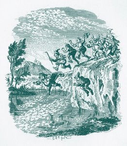 Veljekset Grimm Lasten ja tekijältä George Cruikshank