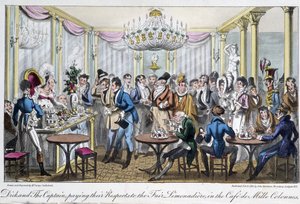 Café des Milles -kolumnit - David Careyn "Elämä Pariisissa", Lontoossa tekijältä George Cruikshank
