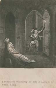 Cholmondeley löytää Alexian ruumiin tekijältä George Cruikshank