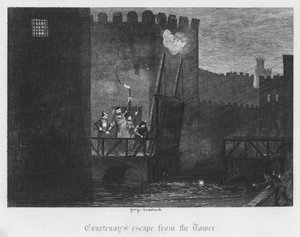 Courtenayn pako tornista (kaiverrus) tekijältä George Cruikshank