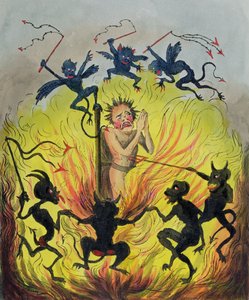 Jokaisella koiralla on päivänsä, tai Mustat paholaiset huvittelevat valkoisen neekerikuljettajan kanssa tekijältä George Cruikshank