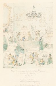 Keijutuntijat tarkastelevat Frederick Lockerin piirustuskokoelmaa tekijältä George Cruikshank