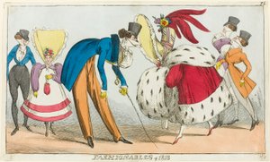 Vuoden 1818 muodikkaat ihmiset