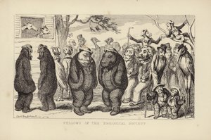 Eläintieteellisen seuran jäsenet tekijältä George Cruikshank