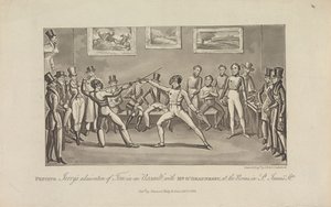 Miekkailu tekijältä George Cruikshank