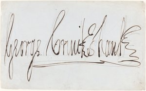 George Cruikshank (koristeellinen allekirjoitus) tekijältä George Cruikshank