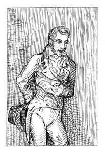 George Cruikshank 1792-1878, englantilainen karikaturisti ja kirjankuvittaja, 1811. tekijältä George Cruikshank