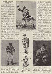 Kuinka vanhat näyttelijät pukeutuivat Shakespearen tekijältä George Cruikshank