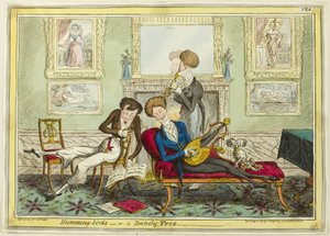 Humming Birds, tai Dandy Trio (Dandy Trio) tekijältä George Cruikshank