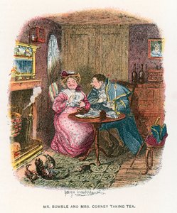 Kuvitus Oliver Twistille tekijältä George Cruikshank