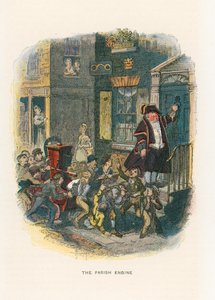 Kuvitus Bozin luonnoksia varten tekijältä George Cruikshank