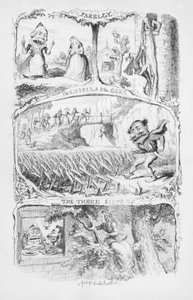 George Cruikshankin kuvitus Pentameronelle (kaiverrus) tekijältä George Cruikshank