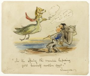 Keväällä Wanton Lapwing hankkii itselleen uuden vaakunan... tekijältä George Cruikshank