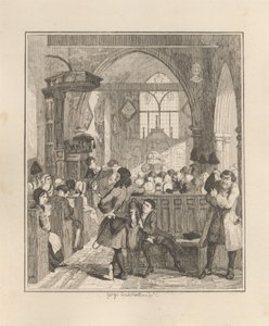 Jack Sheppard ryöstää Willesdenin kirkon tekijältä George Cruikshank
