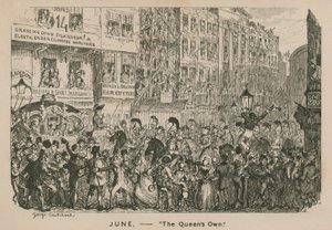 Kesäkuu - Kuningattaren oma tekijältä George Cruikshank