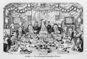 June, Luvattomat Victuallers? Illallinen tekijältä George Cruikshank