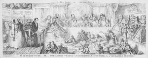 Naiset yrittävät halveksittavaa roistoa "lupauksen rikkomisesta". (kaiverrus) tekijältä George Cruikshank