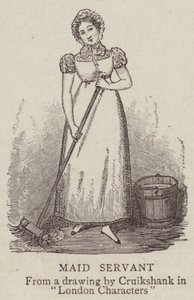 Maid palvelija tekijältä George Cruikshank