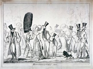 "Vuoden 1821 hirviöt", 1835. tekijältä George Cruikshank