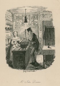 Mr John Dounce, Bozin Sketchesin (Charles Dickens) hahmo tekijältä George Cruikshank