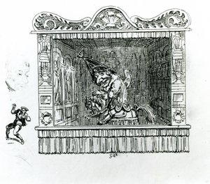 Herra Punch Hector-hevosella tekijältä George Cruikshank